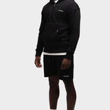 ZIPPER-HOODIE SCHWARZ