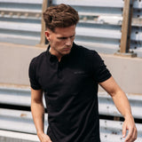 CREW POLO BLACK