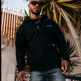 ZIPPER-HOODIE SCHWARZ
