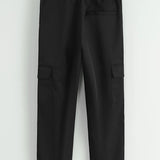 Essential Tech Tracksuit Black
