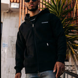 ZIPPER-HOODIE SCHWARZ