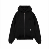 ZIPPER-HOODIE SCHWARZ
