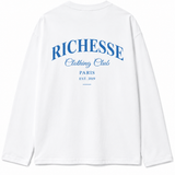 CLOTHING CLUB LONGSLEEVE WHITE | BLUE