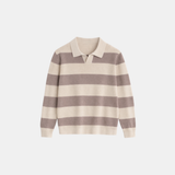 CORTEZ KNITTED POLO | BROWN CREME