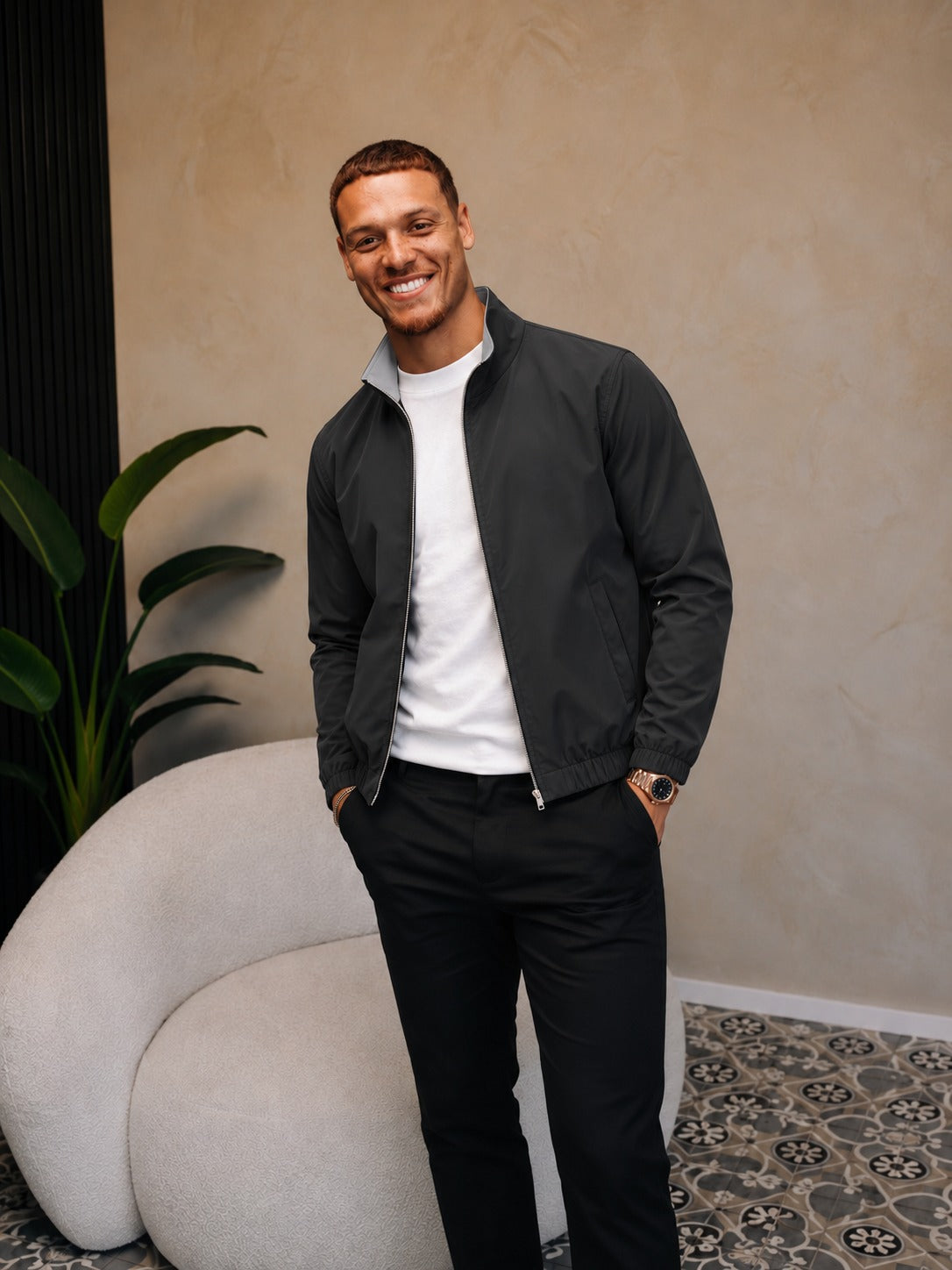 Core Jacket Anthracite - lifestyle staand