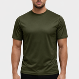 SHINY ESSENTIAL SHIRT MIDNIGHT OLIVE