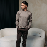CORE STRAIGHT PANTS BROWN