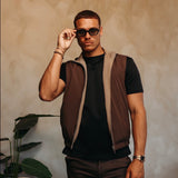 CORE BODYWARMER BEIGE BRAUN