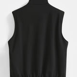 DELUXE DUBBELZIJDIGE BODYWARMER | BLACK & SAND