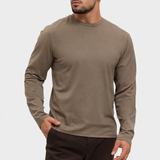 SHINY ESSENTIAL LONGSLEEVE DARK SAND