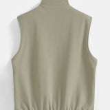 DELUXE DUBBELZIJDIGE BODYWARMER | BLACK & SAND
