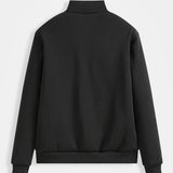 KNIT SLEEVE PUFFER JACKET | BLACK
