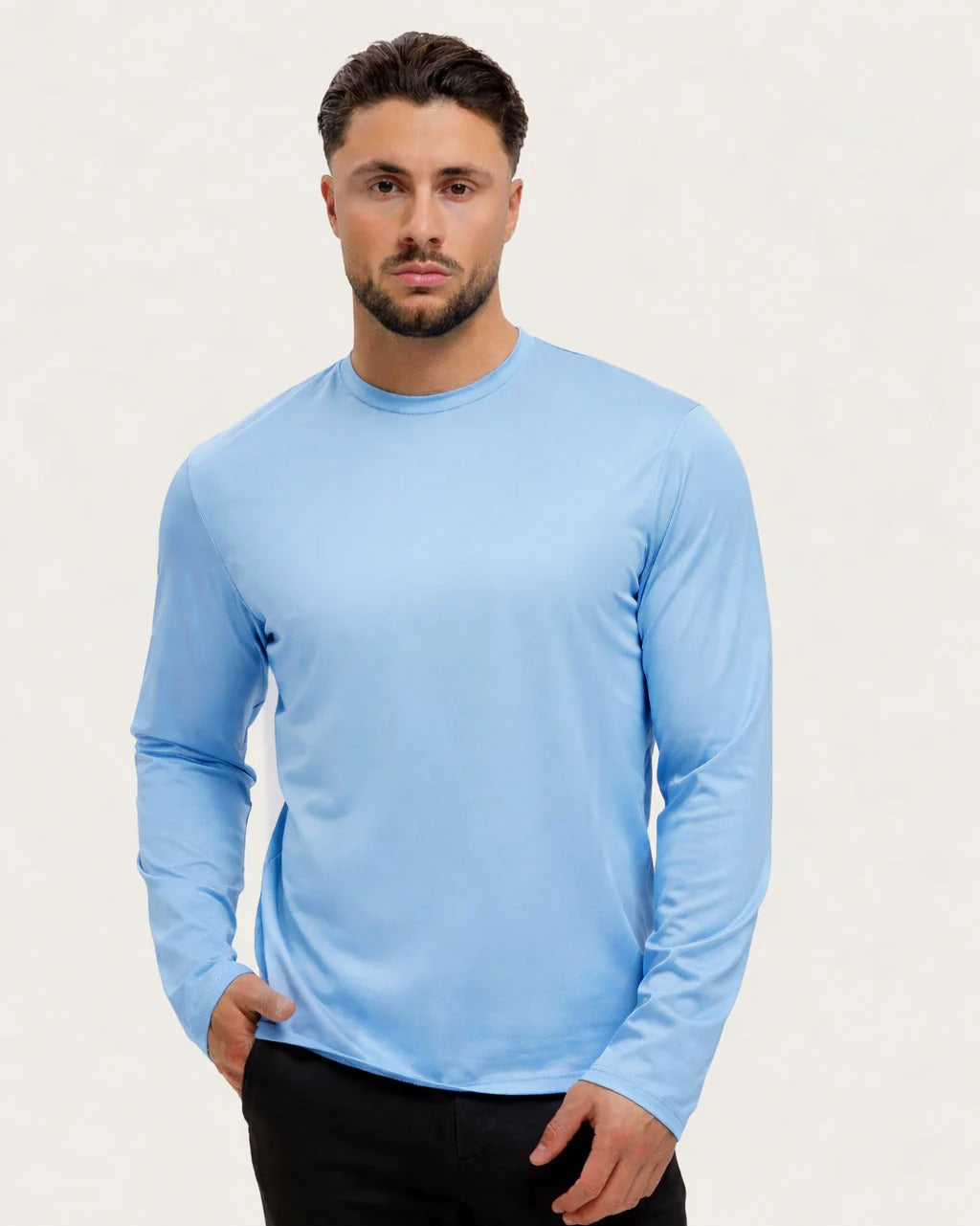 SHINY ESSENTIAL LONGSLEEVE SKY BLUE