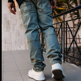 BULLET BLUE BAGGY JEANS