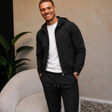 Core Tech Tracksuit Black - lifestyle staand