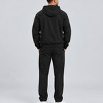 Core Tech Tracksuit Black - achterkant studio