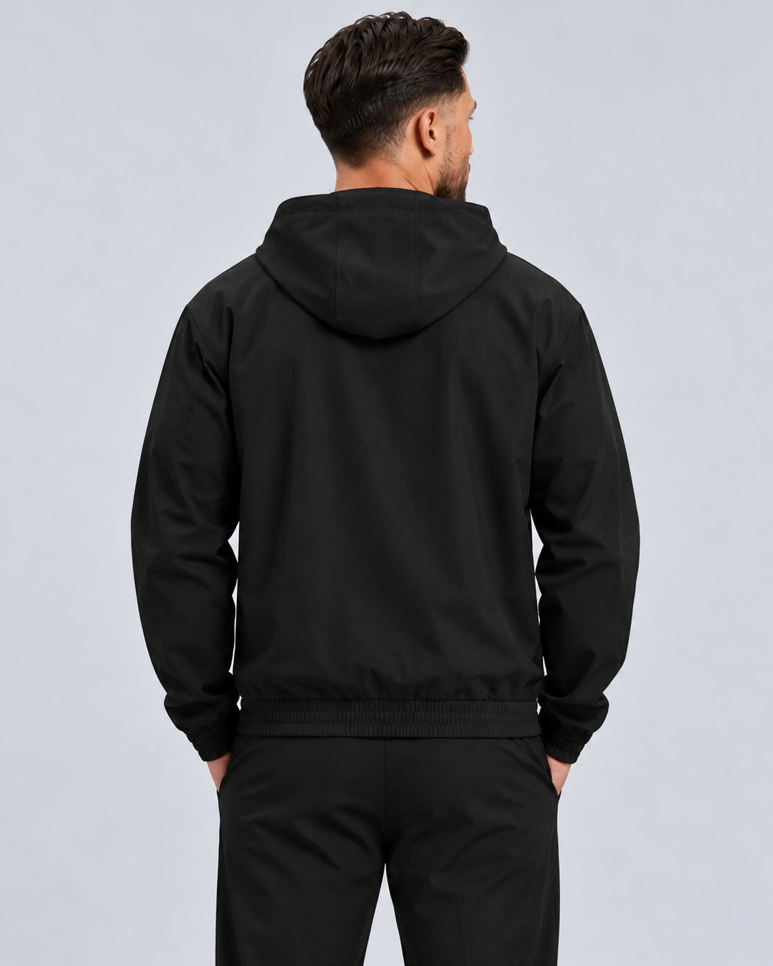 Core Tech Jacket Black - achterkant studio