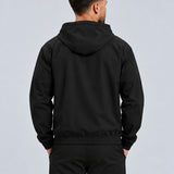 Core Tech Jacket Black - achterkant studio