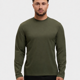 SHINY ESSENTIAL LONGSLEEVE MIDNIGHT OLIVE