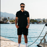 YACHT POLO SET BLACK