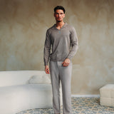 ROMEO HOSE MIT GERADEM BEIN | GRAU