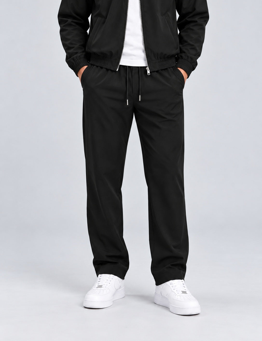 Core Tech Pants Black - voorkant studio