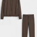 TECH ZIP SUIT | BROWN