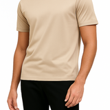 SHINY ESSENTIAL SHIRT BEIGE