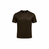 SHINY ESSENTIAL SHIRT DEEP BROWN