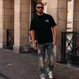 SNIT FLARED JEANS