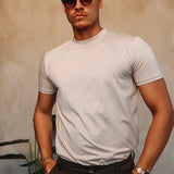 SHINY ESSENTIAL SHIRT BEIGE