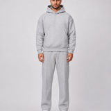 ESSENTIAL HOODIE SET | LIGHT GREY