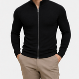 RIVAS HEAVY ZIPPER VEST | BLACK