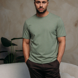 Klassisches Baumwoll-T-Shirt Mint