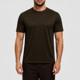 SHINY ESSENTIAL SHIRT DEEP BROWN