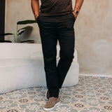 Core Straight Pants Black