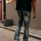 SNIT FLARED JEANS