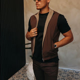 CORE BODYWARMER BEIGE BRAUN
