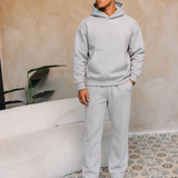 ESSENTIAL HOODIE SET | LIGHT GREY