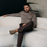 CORE STRAIGHT PANTS BROWN