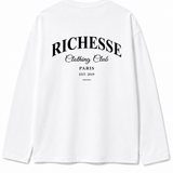 CLOTHING CLUB LONGSLEEVE WHITE | BLACK