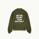 PERCEPTION GREEN SWEATER