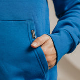 ZIPPER HOODIE TRACKSUIT BLUE