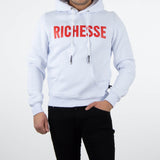 Richesse Brand White Hoodie