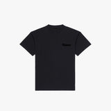 EMBROIDED BLACK T-SHIRT