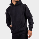 RK BLANK HOODIE BLACK SLIMFIT