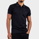 CREW POLO BLACK