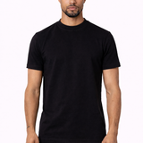 RK BLANK TEE BLACK SLIMFIT