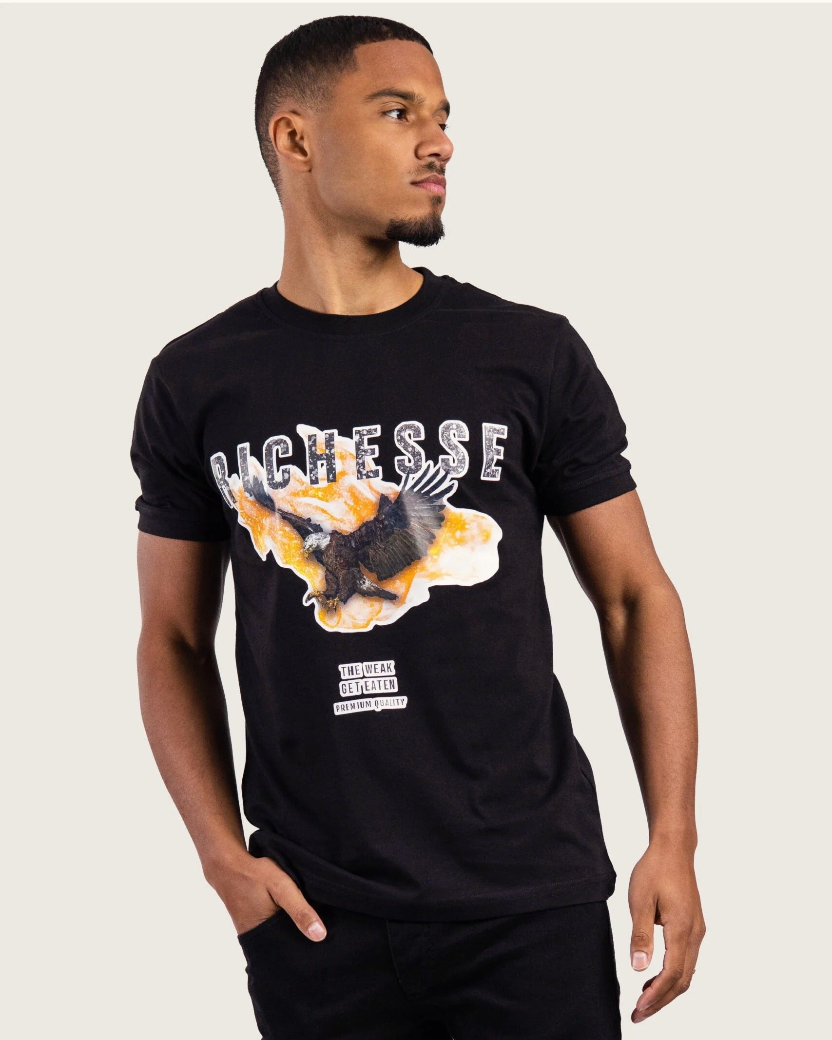 AIGLE BLACK T-SHIRT