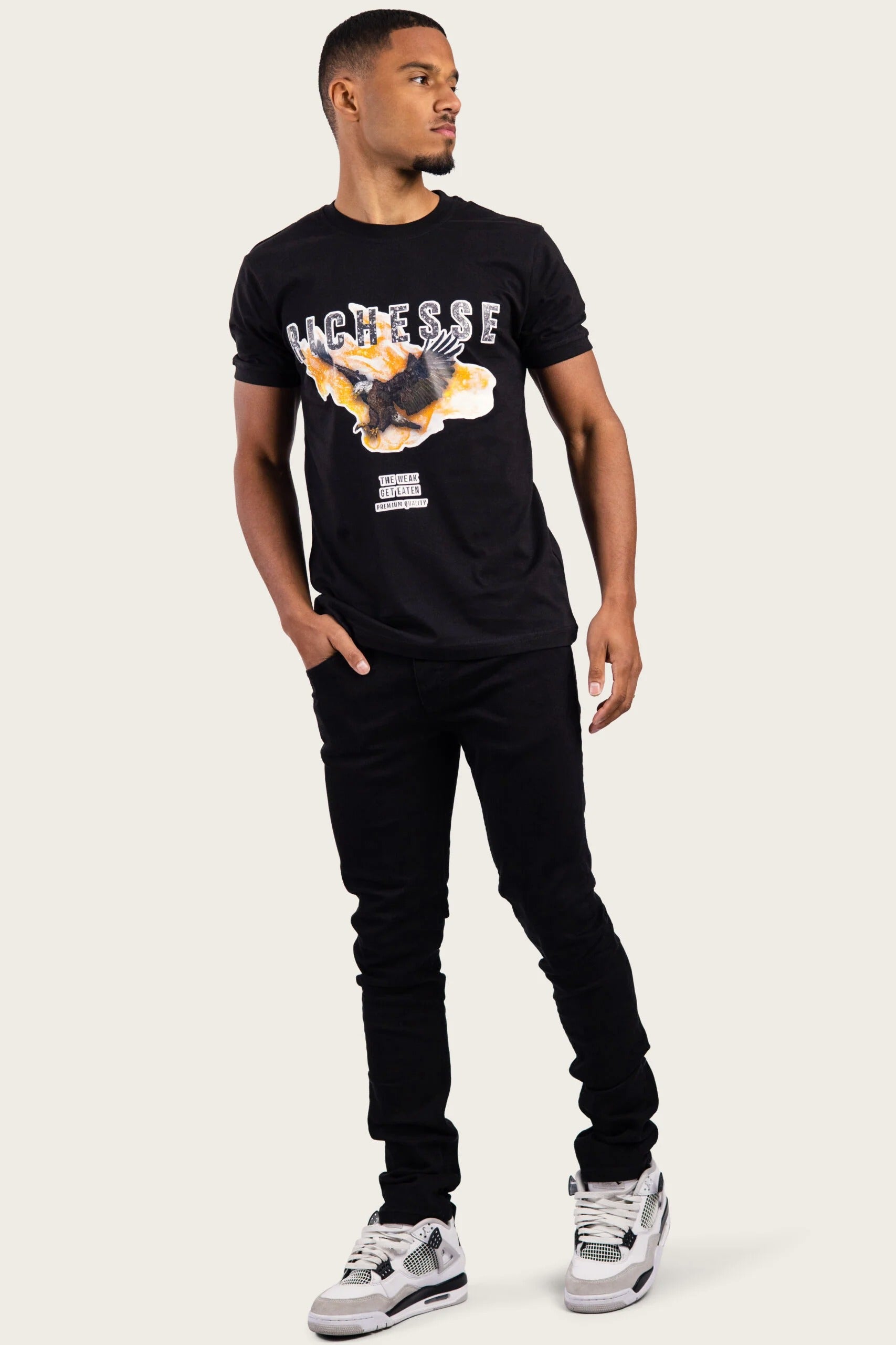 AIGLE BLACK T-SHIRT
